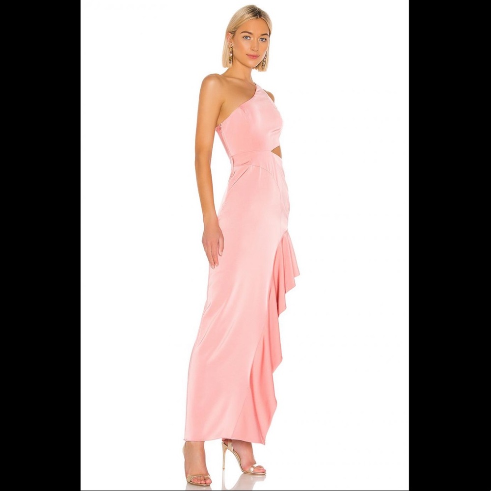 NBD x Revolve Cressida Gown Sorbet Pink Small
